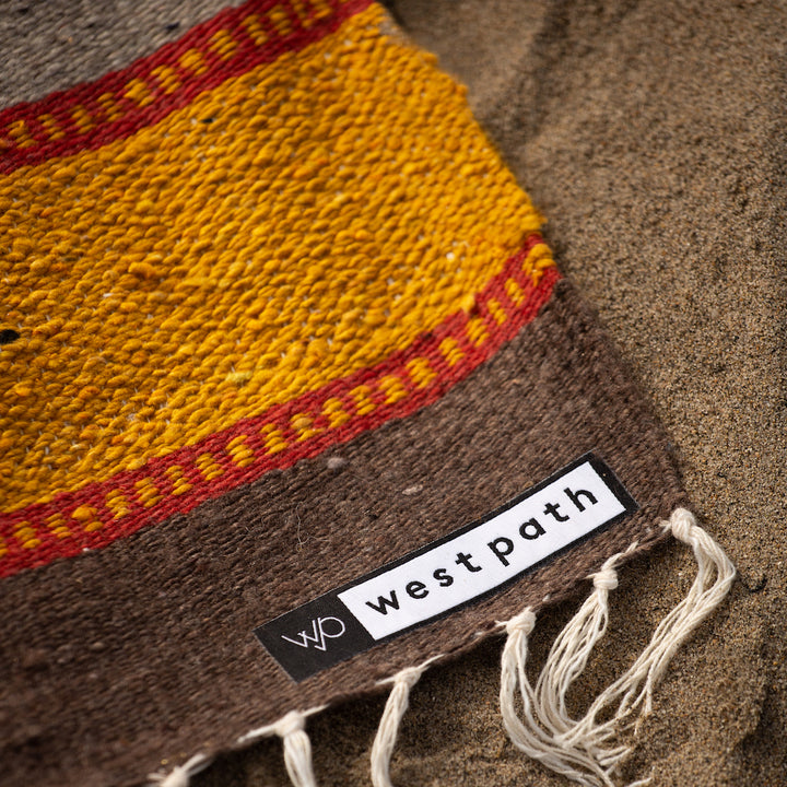 woven brown wool blanket