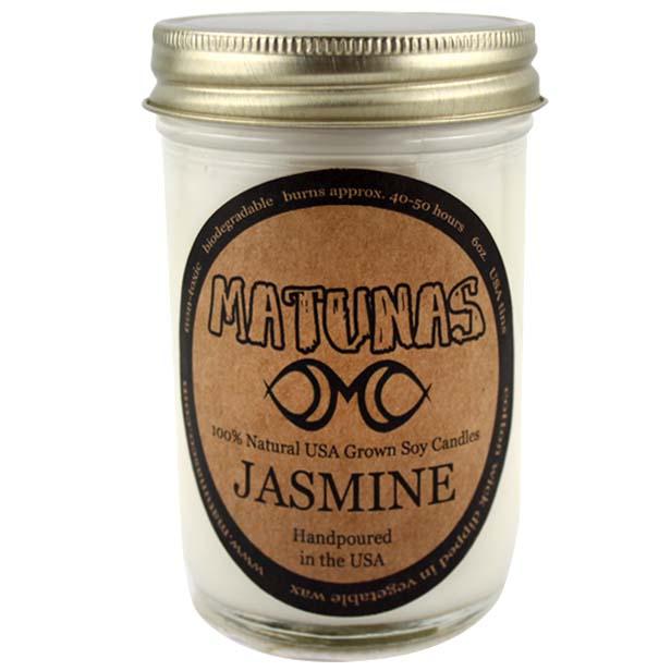 Mason Jar Jasmine Candle 8oz