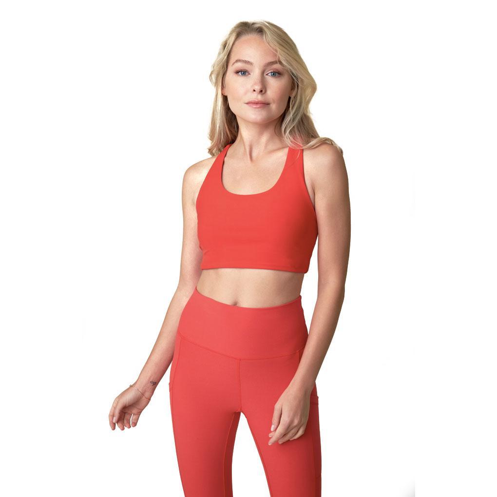 Red Yoga Top Racerback - Eco Friendly