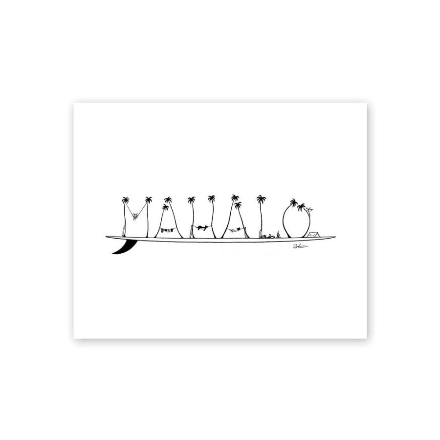 Mahalo Art Print by Jonas Claesson