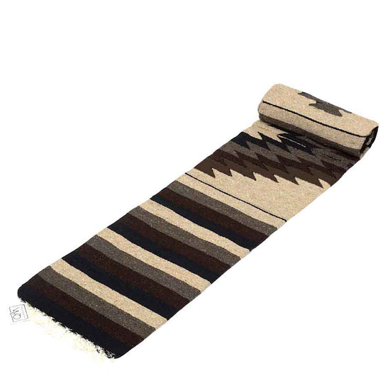 Brown Aztec Diamond Blanket Shop Authentic Mexican Blankets West Path