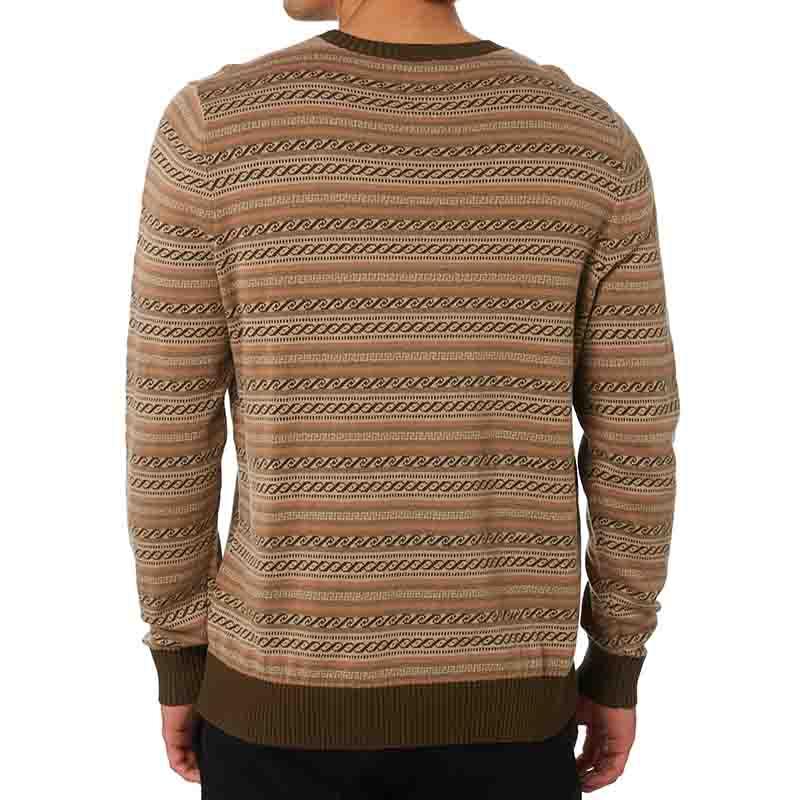 Tribal Knit Pullover Sweater