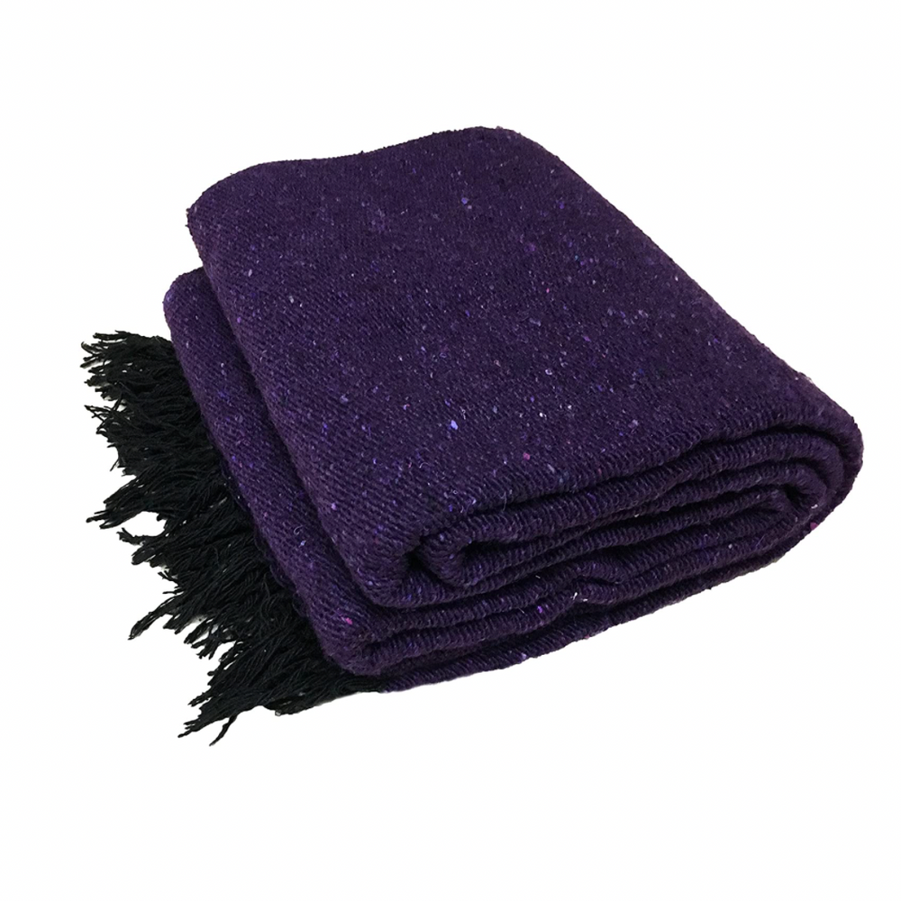 Purple throw Blanket