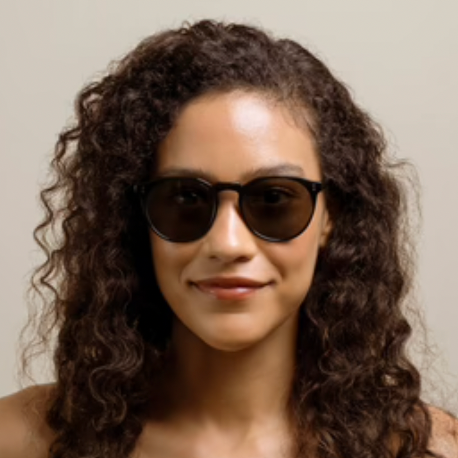 Remmy Crystal Black Polarized Sunglasses