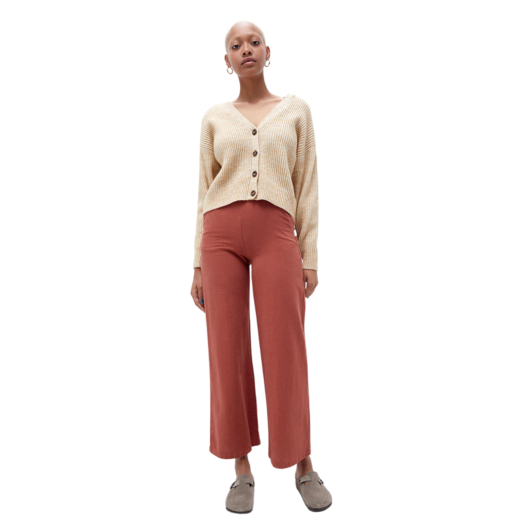Women's pants in red clay by rhythm