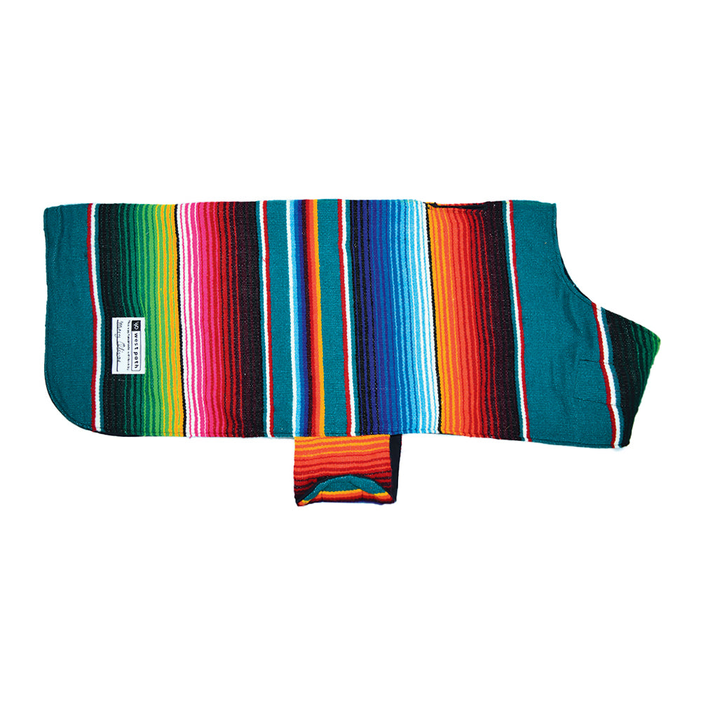 Multicolor Baja Dog poncho