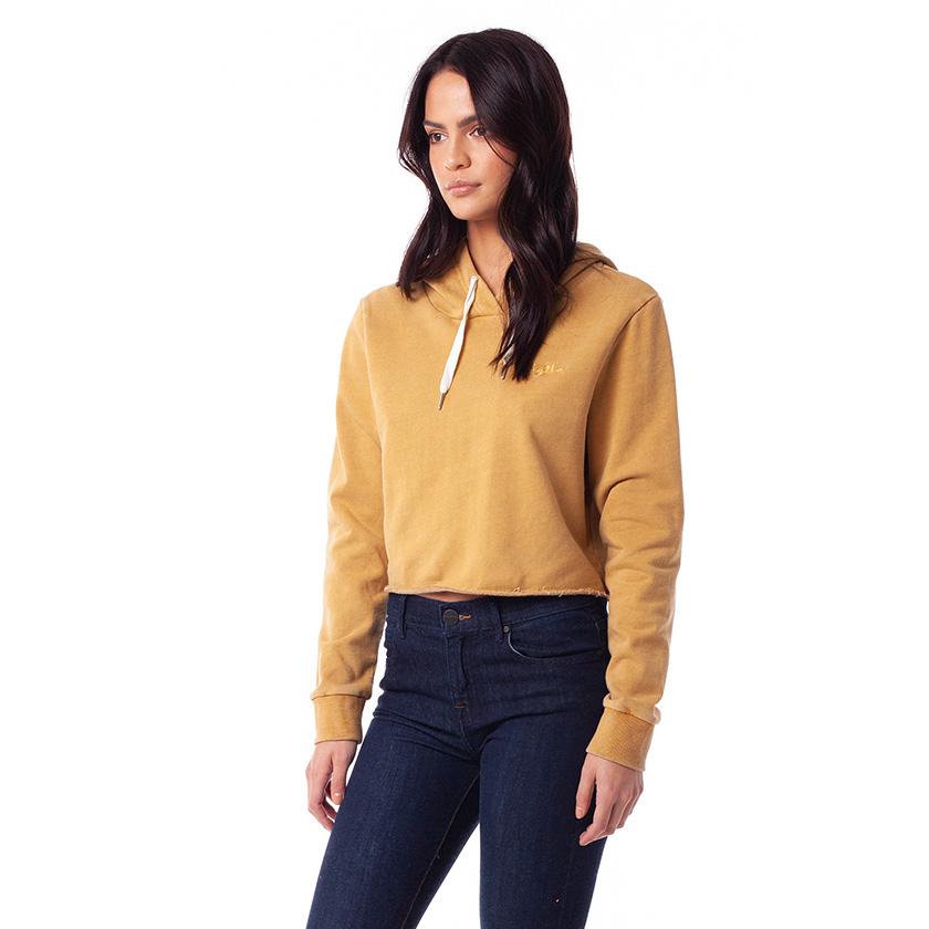 yellow hoodie women's