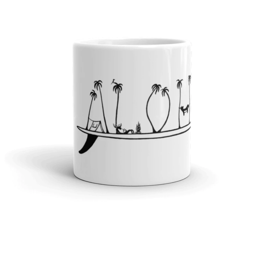 Jonas Claesson white ceramic mug