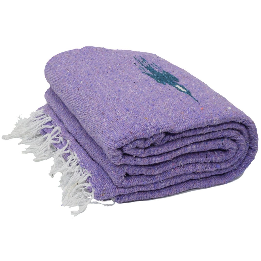 Thunderbird Blanket: Violet Purple Baja Yoga Blanket Baja Blankets West Path 