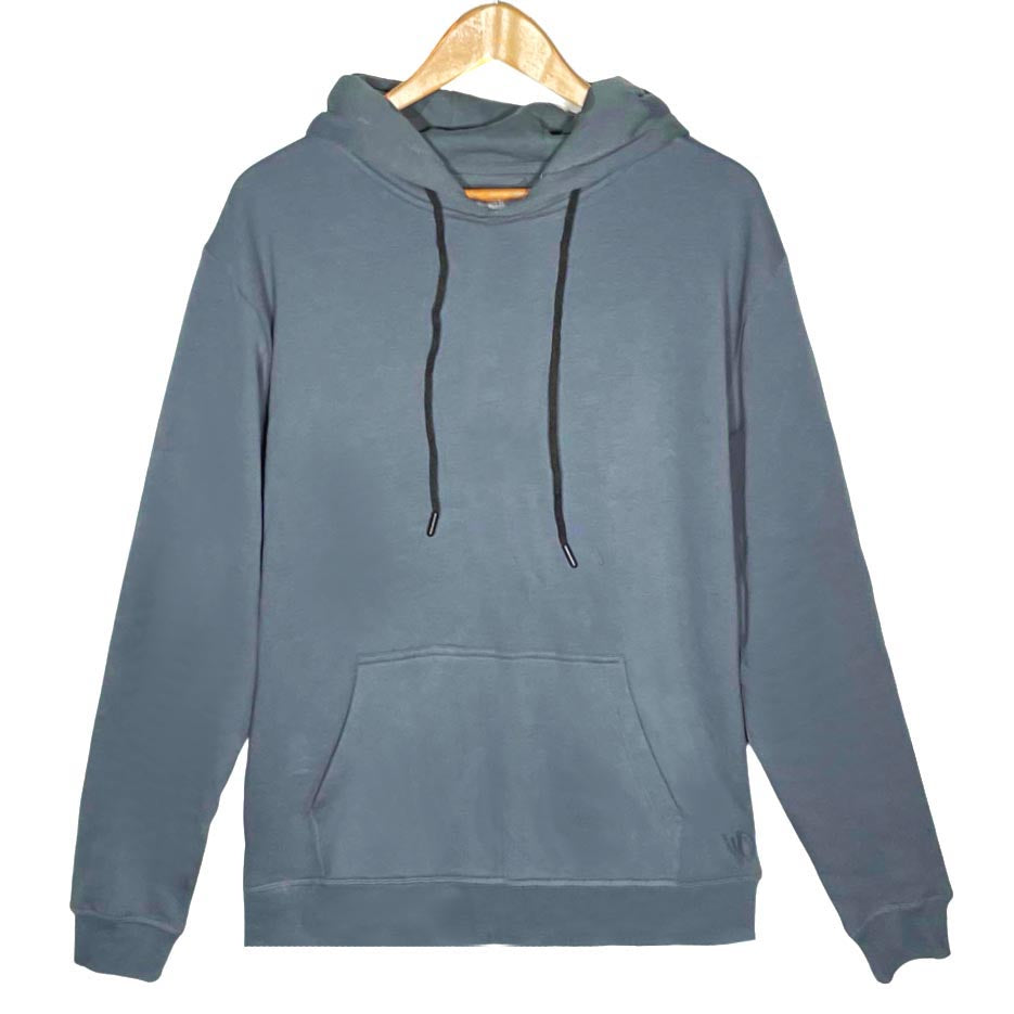 blue hoodie organic