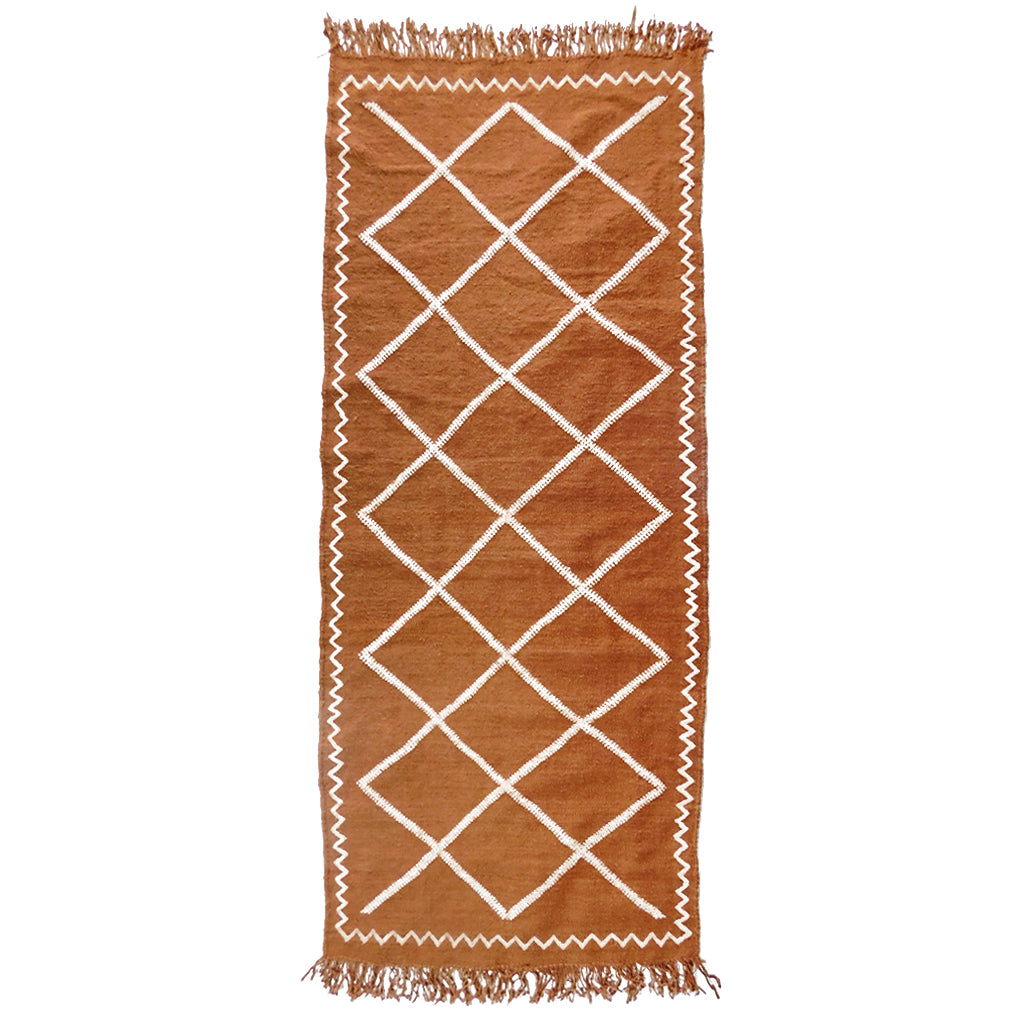 rust handmade moroccan rugs