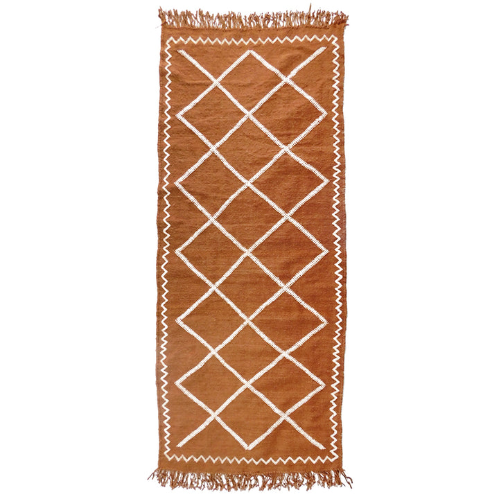 rust handmade moroccan rugs