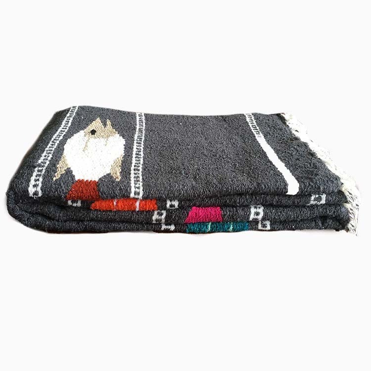 charcoal mexican fish blanket