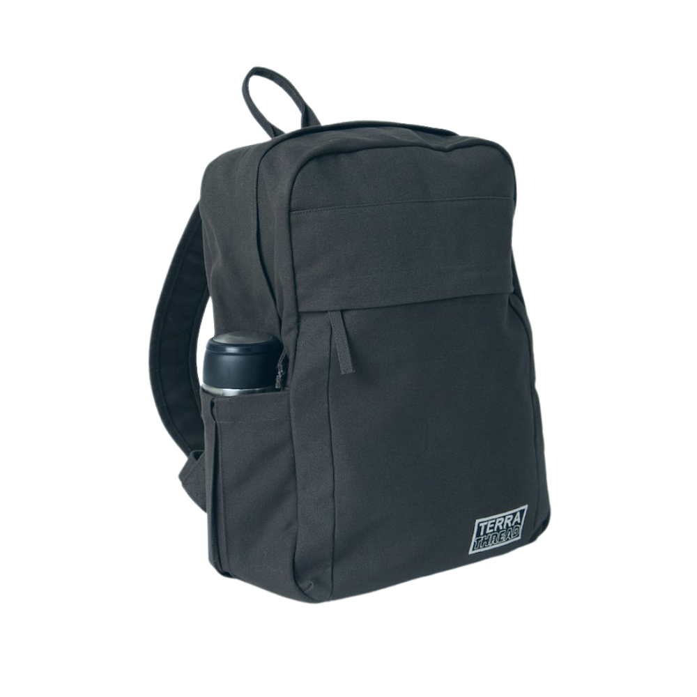 Organic Cotton Charcoal Backpack