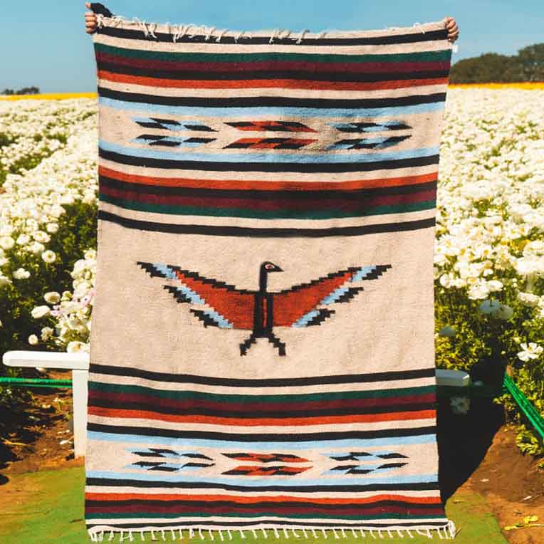 Mexican thunderbird Phoenix blanket