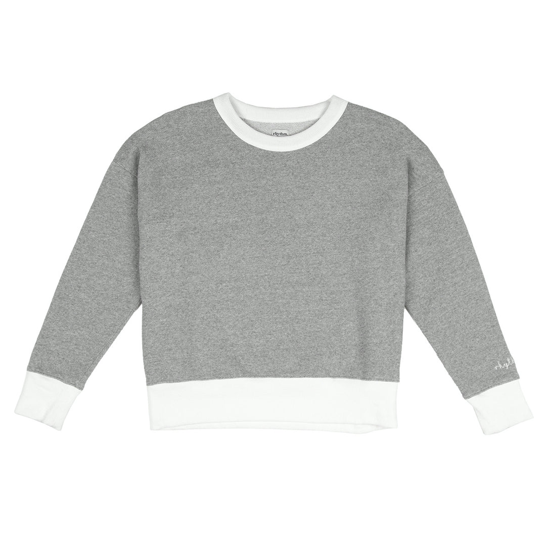 Women's Grey Pullover Sweatshirt