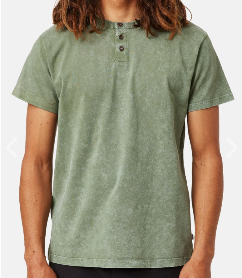 Mesa Henley in Olive green by Katin 