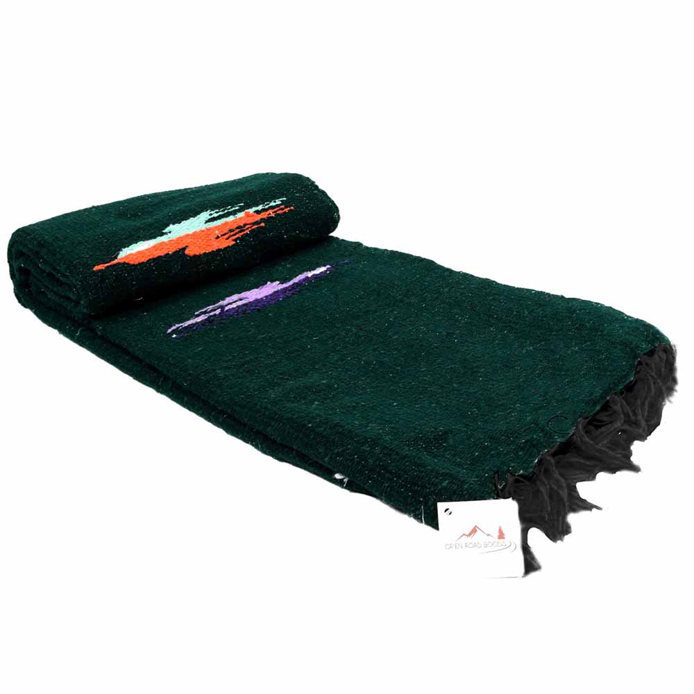 thunderbird blanket green