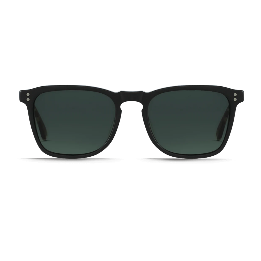 Wiley Matte Black & Brindle Polarized Sunglasses