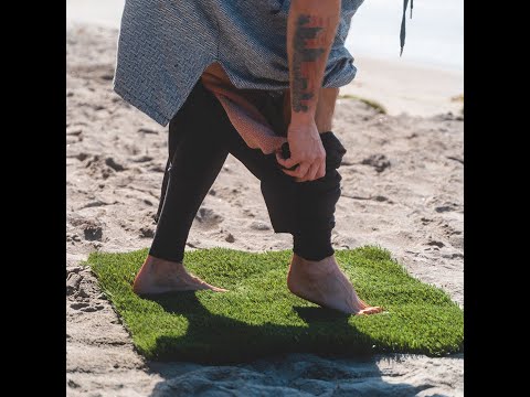 surf grass changing mat