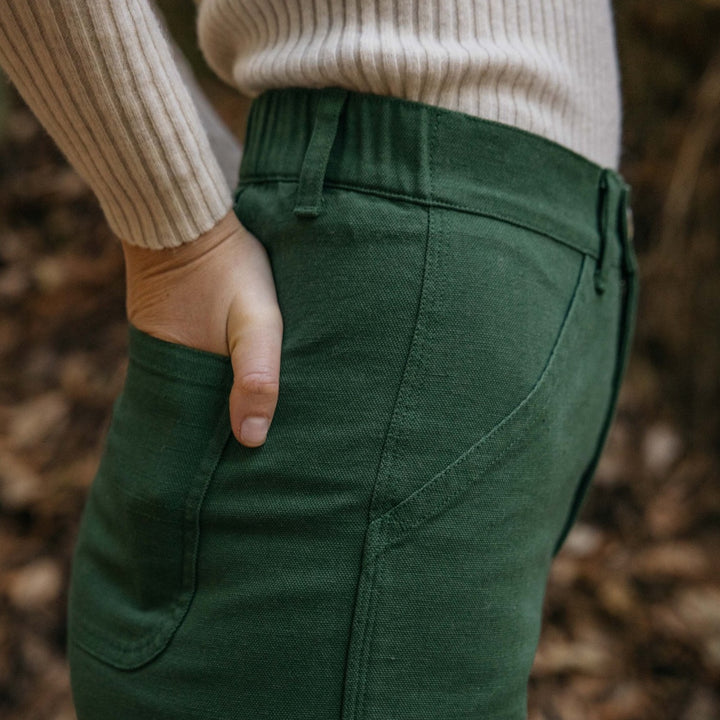 Painter pants in Green by Mollusk