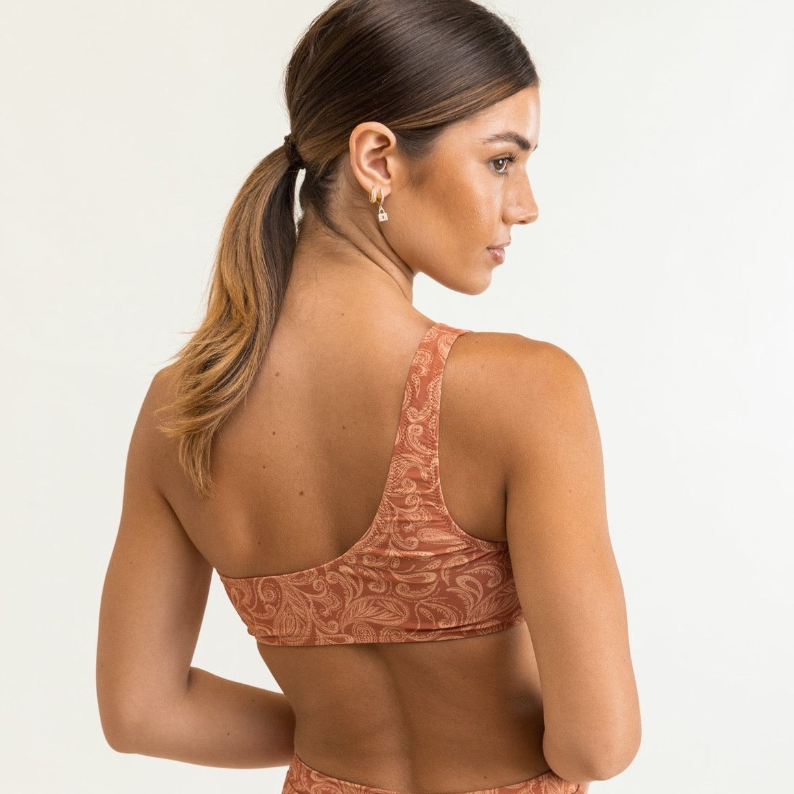 asymmetrical bikini top for women