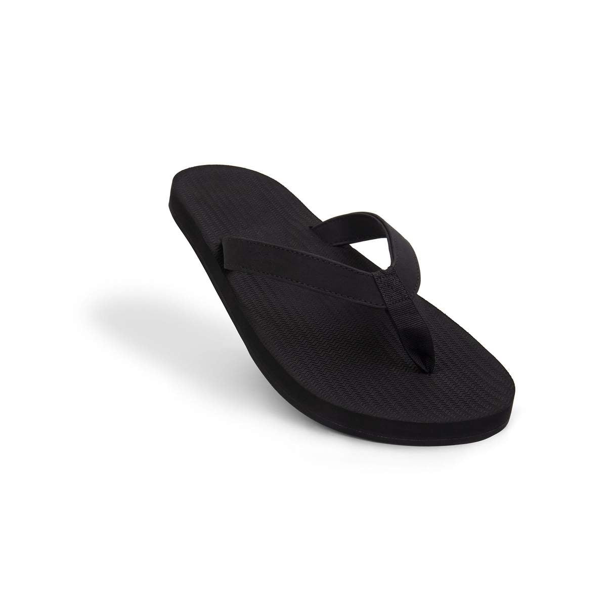 Men's Black Eco-Friendly Flip Flops