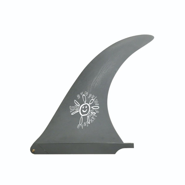 grey longboard surfboard fin by Captain Fin 