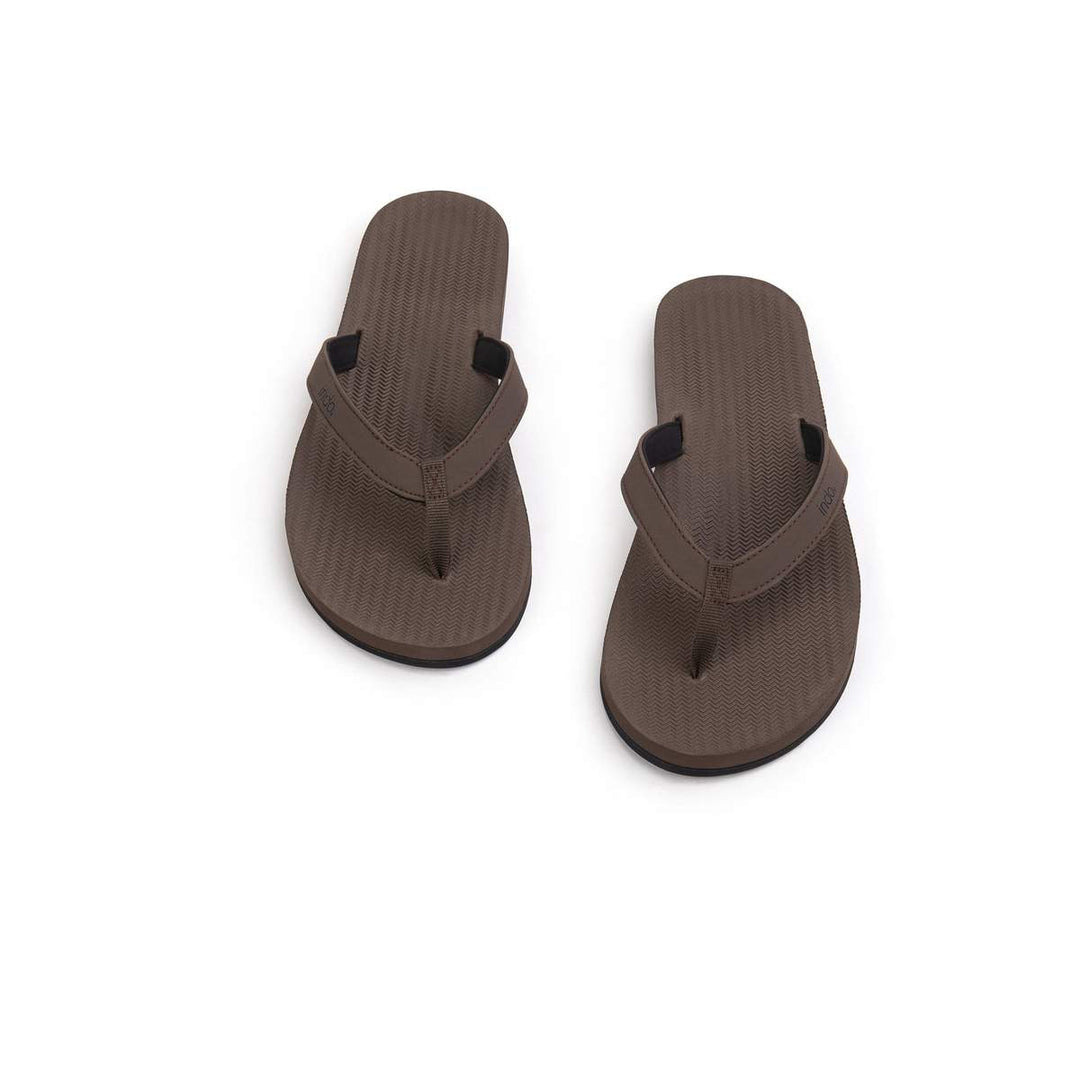 Women's Brown Eco-Friendly Flip Flops (Size 6-7)