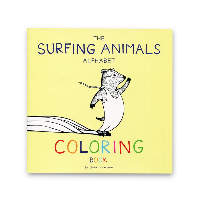 The Surfing Animals Alphabet Coloring Book