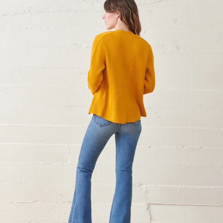 WVN's Jackie Cardigan in Yellow 