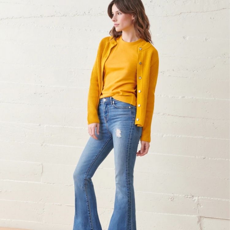 Yellow Cardigan by WVN 