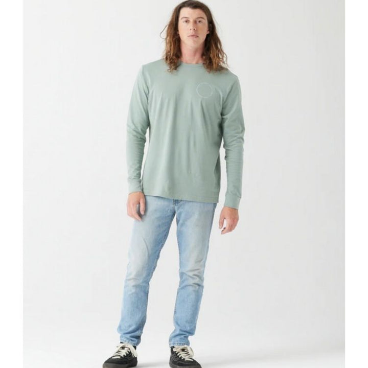 Green long sleeve unisex tee by Known Supply 