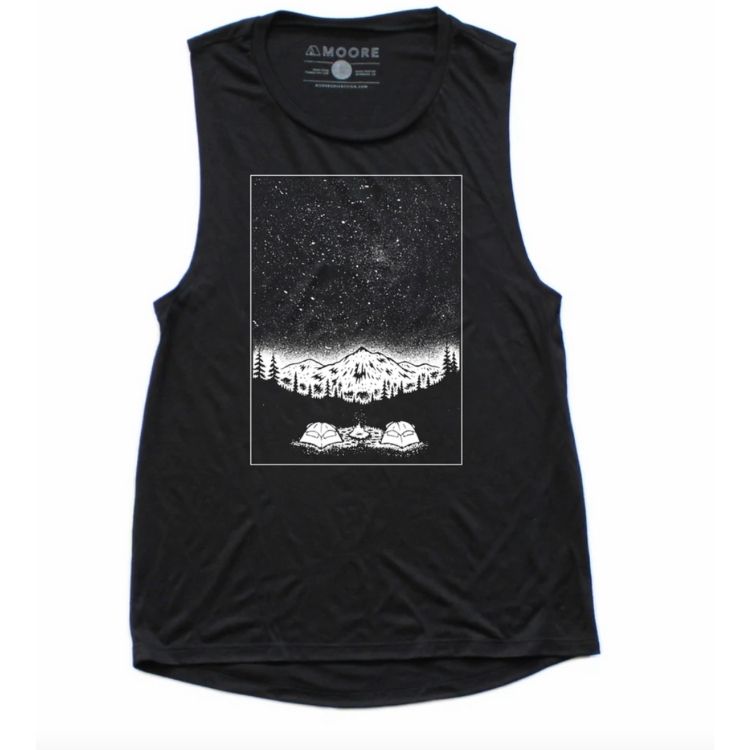 Ladies Night Black Tank by Moore Collection 