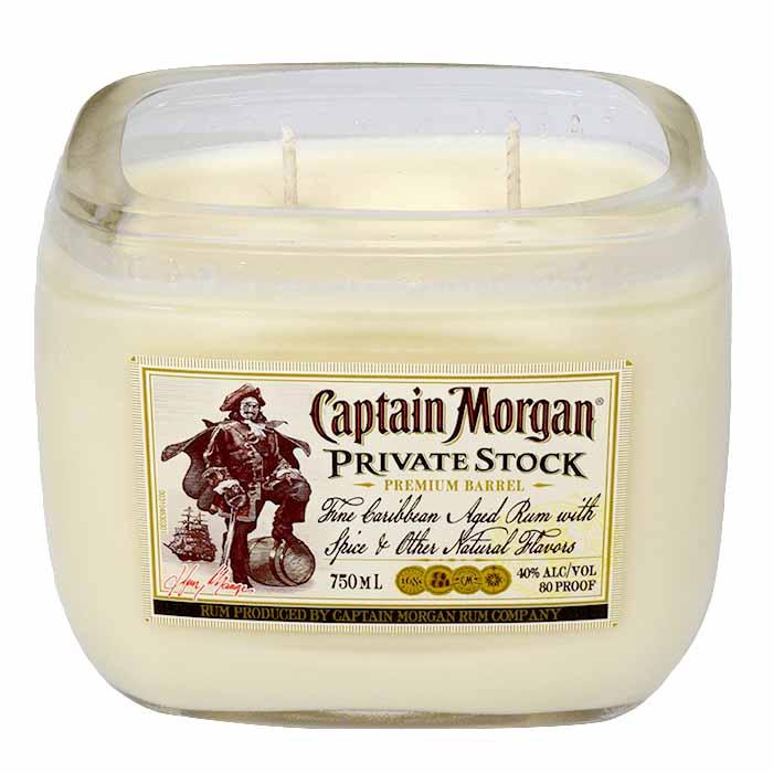 Captain Morgan Liquor Bottle Candle 