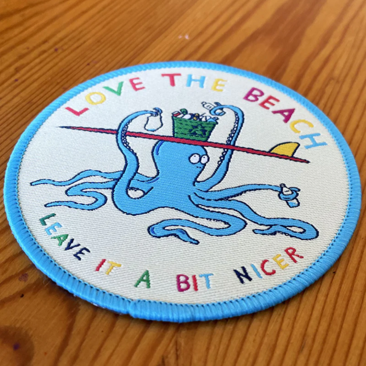 Love The Beach Woven Patch by Jonas Claesson