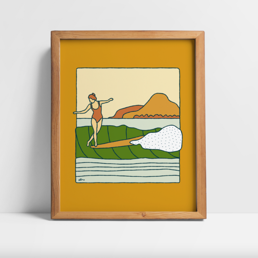 Ma'dam Art Print by Alimo Fun 