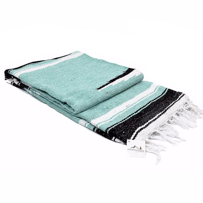 Mint Diamond Yoga Blanket Baja Blankets West Path 