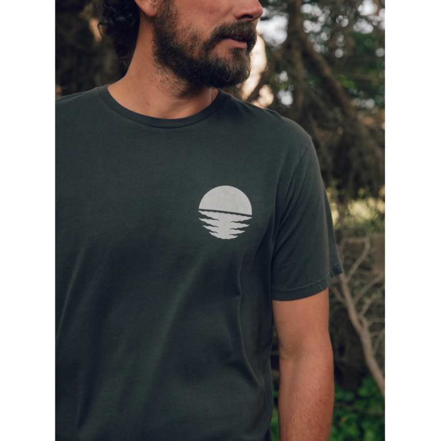 Mollusk's Night Moves Tee in Faded Black
