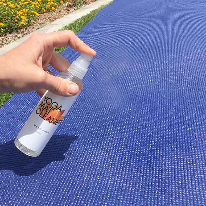 How to use yoga mat cleaner