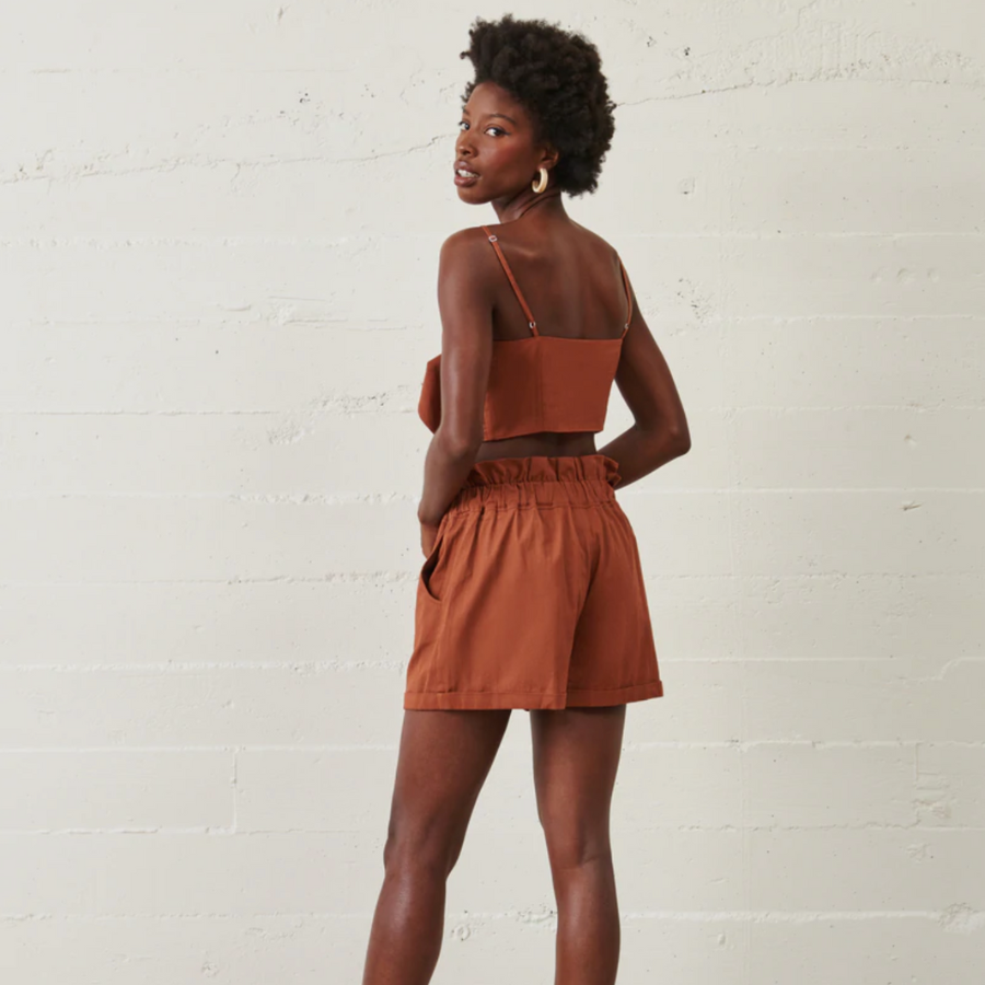WVN's women's shorts in brown