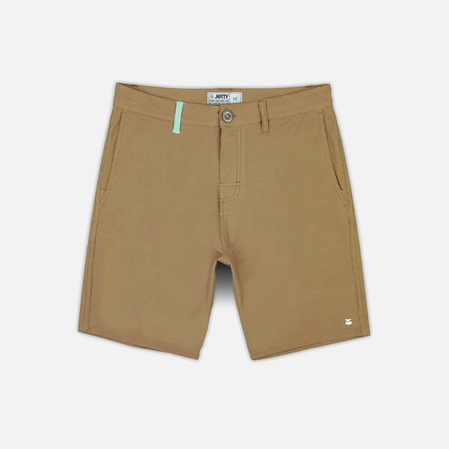 Jetty's Polywog shorts for men in khaki 