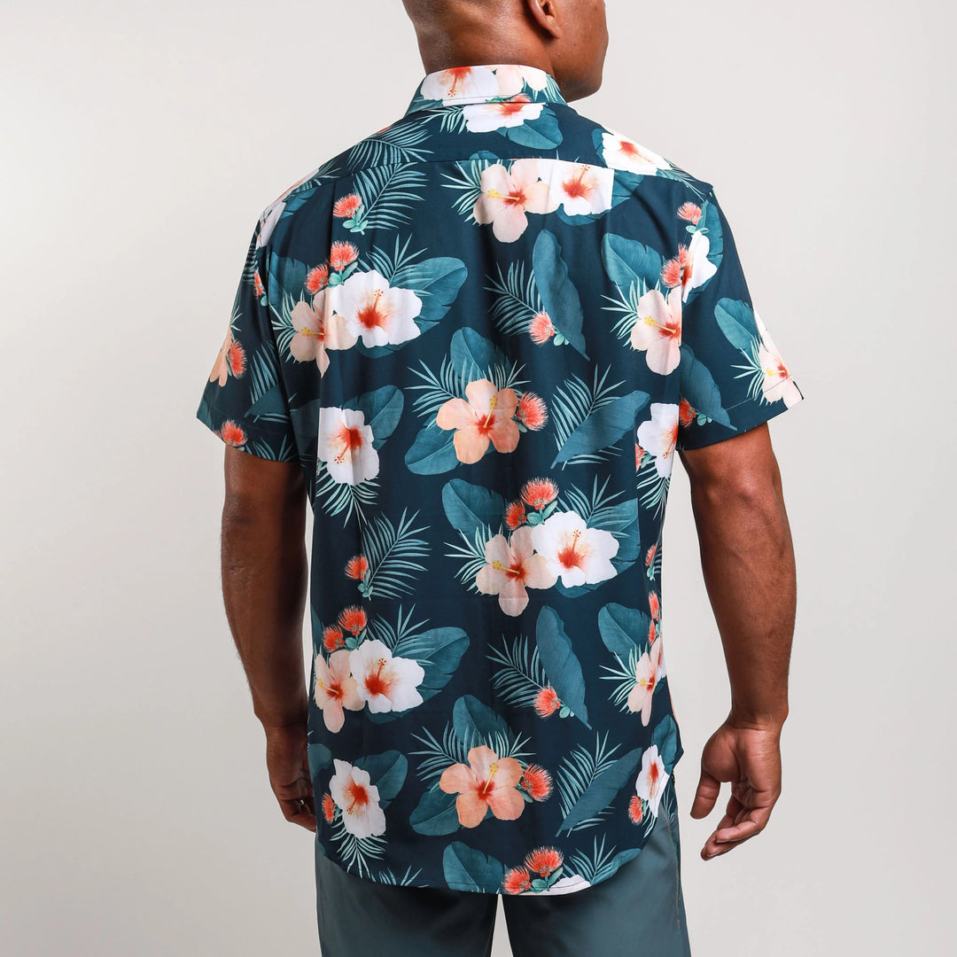Hawaiian Shirt Rash Guard (Unisex) - Recycled