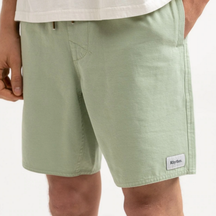 Men's shorts in light green by Rhythm