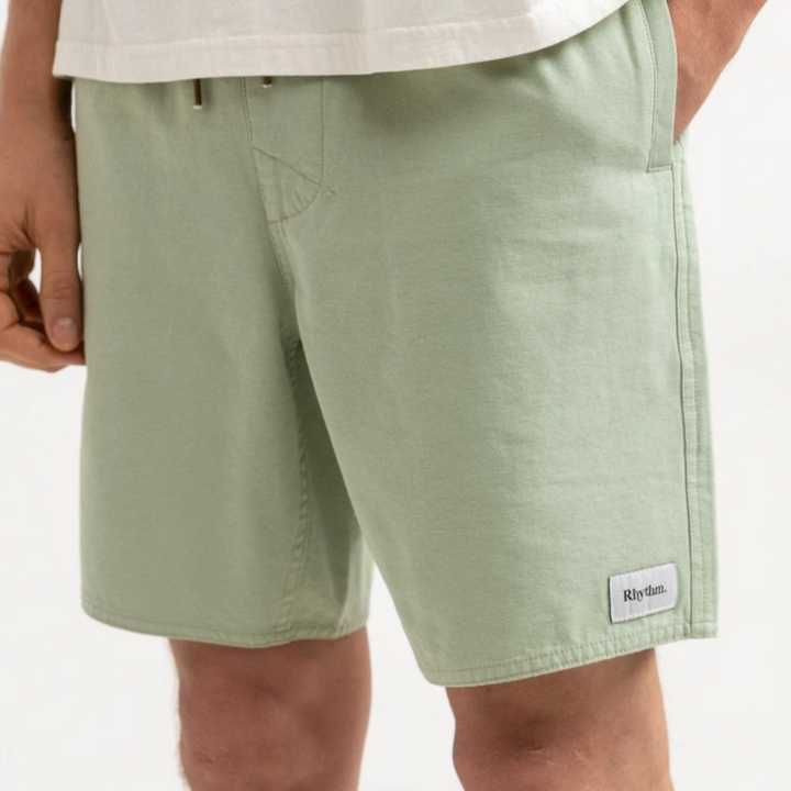 Men's shorts in light green by Rhythm