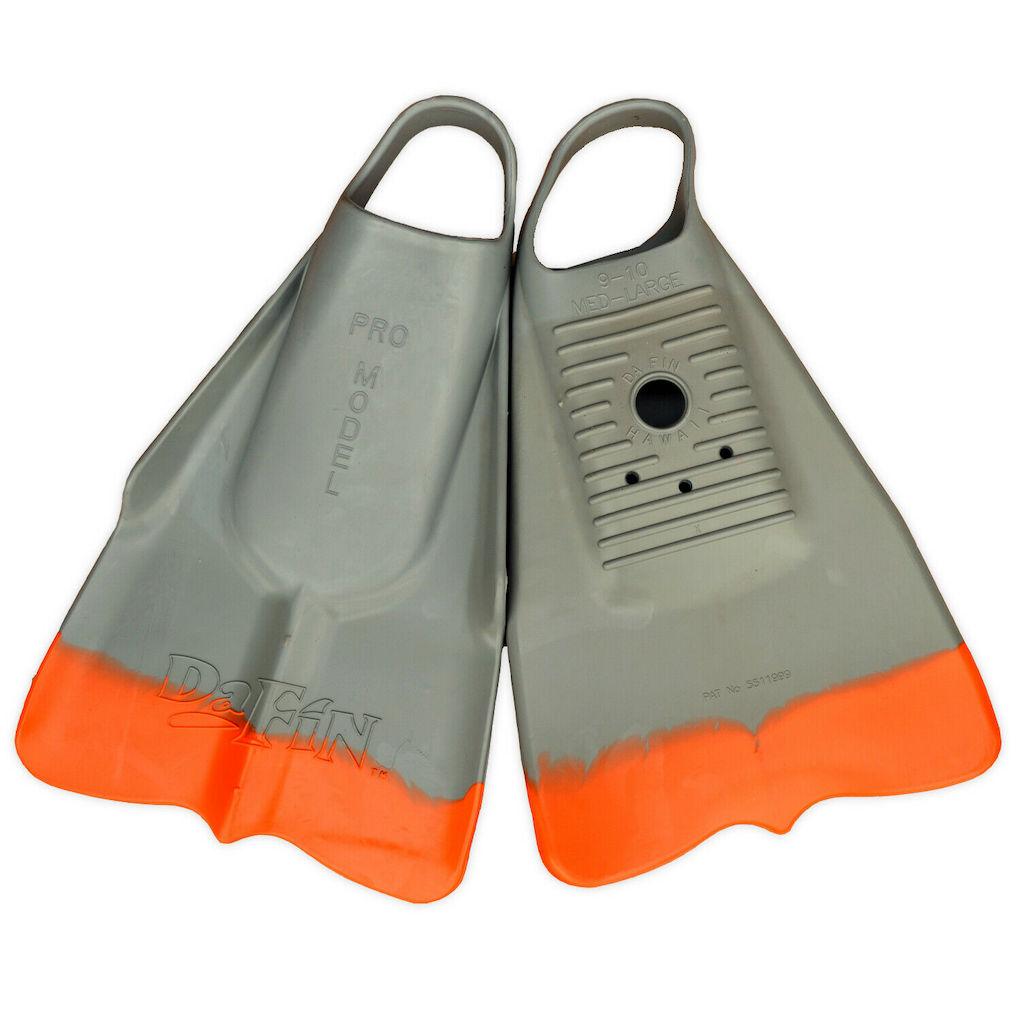 Vissla X Dafin Fins - Grey/Orange Swim Fins DaFin Hawaii 