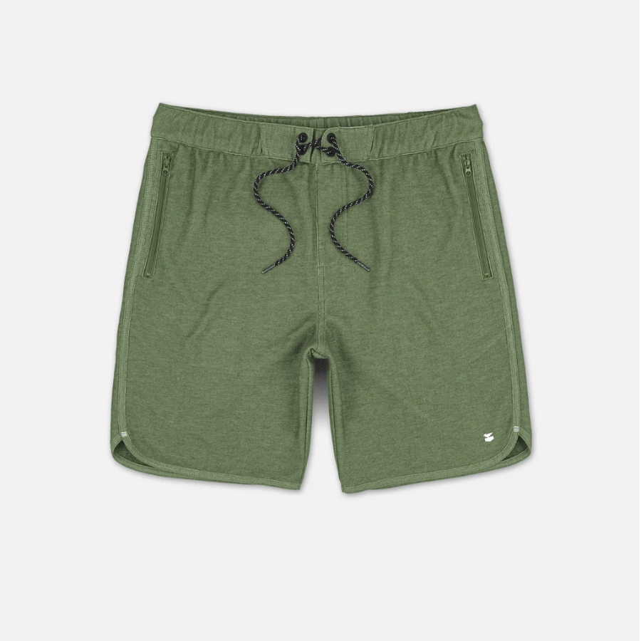 Olive Green Siesta Shorts by Jetty for men 