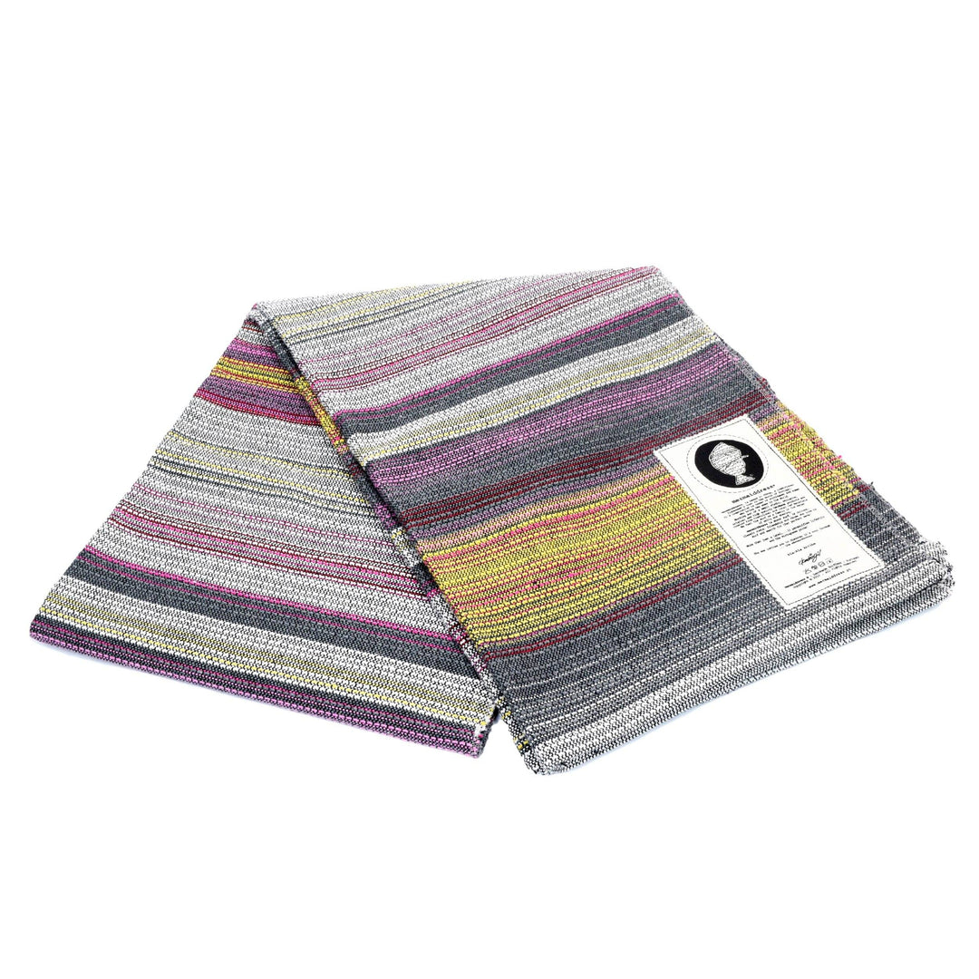Deluxe Mexican Yoga Blankets - Striped - Barefoot Yoga Co.