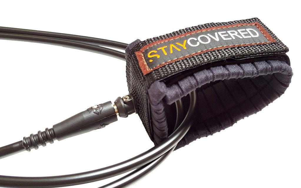 Stay Covered Standard Surf Leash - Black
