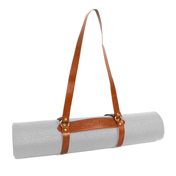 Vegan Leather Yoga Mat Carrier 